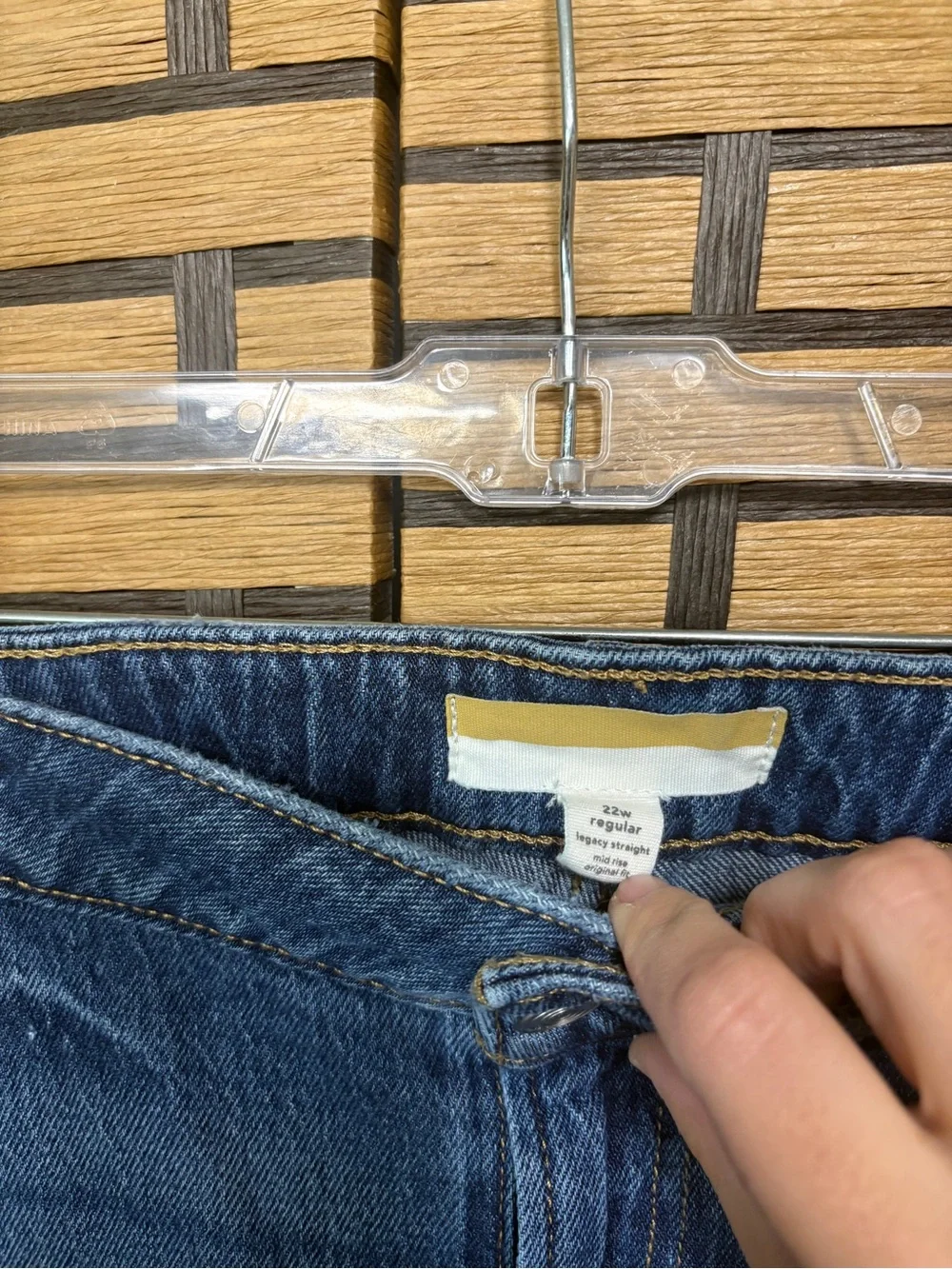Maurices Mid rise legacy straight leg jeans size 22W